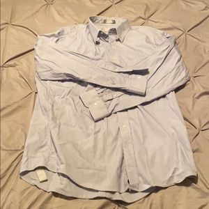 Stanford pinpoint Oxford button up size 17  35